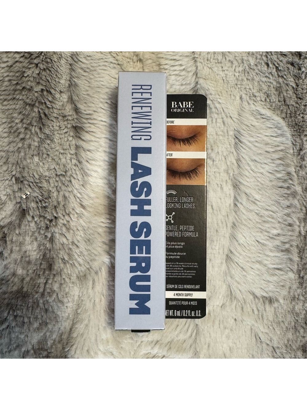 Babe Original - Renewing Lash Serum 4 Months Supply NIB SEALED - $49 Retail
